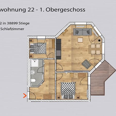 Auszeit-Im-Harz Haus 5 Wohnung 22 Stiege 외부 사진